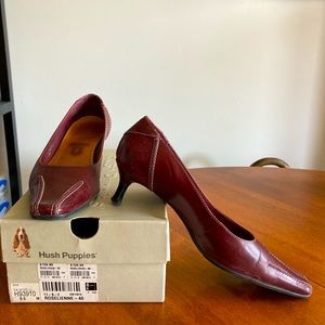 Hush Puppies kitten heels sz 8.5